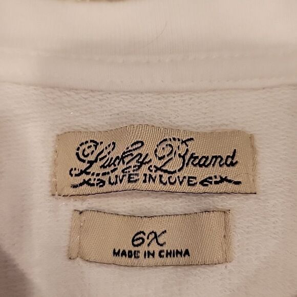 8 fir $40 Lucky top size 6x - Picture 3 of 7